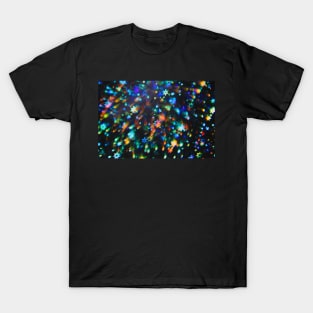 Holographic stars photographed through a prism T-Shirt